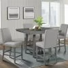 Seneca Grey Dining 5 Pcs Set -Home Furniture 60570 02 5PCS main 1