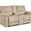 Shiloh Latte Power Recliner Console Loveseat -Home Furniture 6080718 main 1