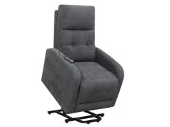 Howie Charcoal Power Lift Massage Recliner