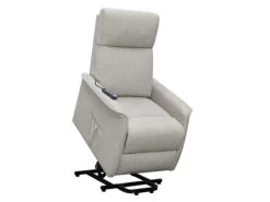 Herrera Beige Power Lift Massage Recliner