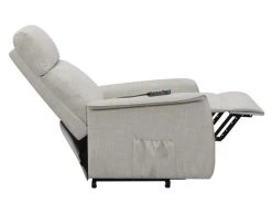 Herrera Beige Power Lift Massage Recliner -Home Furniture 609407P main 4