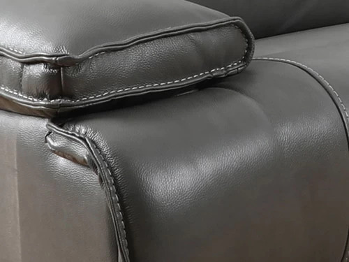 Volos Grey Leather Power Recliner Sectional 8 Volos Grey Leather Power Recliner Sectional - Image 6