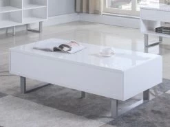 Glossy White Coffee Table