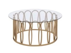 Chocolate Chromed Coffee Table