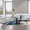 Cosmic Leather Dual Power Recliner Sofa And Chair 2 Pcs Set -Home Furniture 80022 SC WHT 2PCS main 1