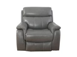 Larisa Gray Leather Recliner