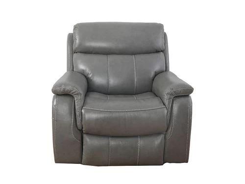 Larisa Gray Leather Recliner 3 Larisa Gray Leather Recliner