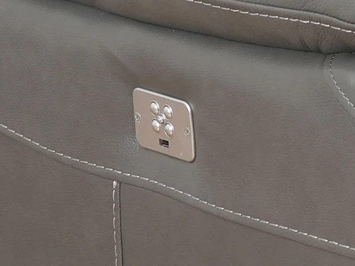 Larisa Gray Leather Recliner 6 Larisa Gray Leather Recliner - Image 4