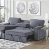 Belen Gray Left Chaise Sleeper Sectional -Home Furniture 9140 GRY L SEC main 1