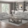 Seth Silver Gray Sofa & Loveseat 2 Pcs Set -Home Furniture 9514SV32 2PCS main 1