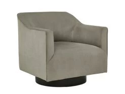 Calista Gray Swivel Accent Chair