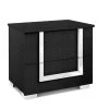 Antonella Black Matte Nightstand -Home Furniture ANL2NS0 BM main 1