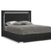 Antonella Black Matte King Bed -Home Furniture ANL BLK K BED main 1