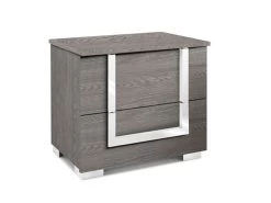 Antonella Gray Matte Queen 3 Pcs Set 9 Antonella Gray Matte Queen 3 Pcs Set -Home Furniture ANL GRY Q3PCS main 3