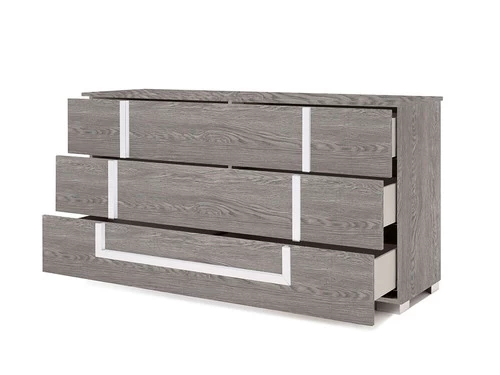 Antonella Gray Matte Queen 3 Pcs Set 6 Antonella Gray Matte Queen 3 Pcs Set - Image 4