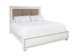 Soho White King Bed