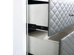 Luxor White/Silver Chest -Home Furniture B2025W 070 main 3
