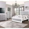 Luxor White/Silver King 3 Pcs Set -Home Furniture B2025W K3PCS main 1
