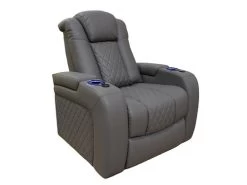 Lisboa Gray Power Recliner