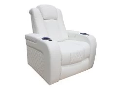 Lisboa White Power Recliner