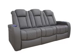 Lisboa Gray Power Recliner Sofa