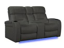 Nico Gray Power Recliner Loveseat