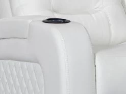 Nico White Power Recliner Loveseat -Home Furniture C3000 8406 WHT main 3