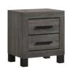 Amalia Grey Nightstand -Home Furniture C8321A 020 main 1
