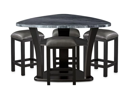 Hilson Counter Height Dining 5 Pcs Set 4 Hilson Counter Height Dining 5 Pcs Set - Image 2