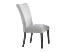 Valentino Silver Velvet Side Chair