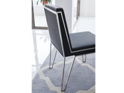 Francis Black Chair -Home Furniture D0250 1054 11 main 3