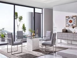 Miramar Marble Square Dining Table -Home Furniture D1560 12542 TABLE main 5