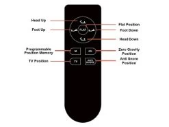 Allen Full Adjustable Bed With Massage -Home Furniture DM02 MAS F BED main 4