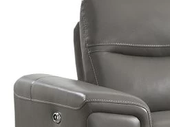 Alejah Gray Leather Power Recliner -Home Furniture DS0756P 11 main 5