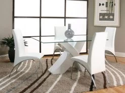 Mensa White Dining 5 Pcs Set