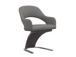 Aldo Charcoal Side Chair