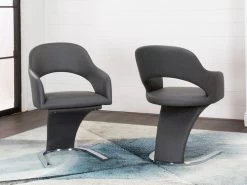 Aldo Charcoal Side Chair -Home Furniture G5028 01 main 5