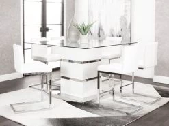 Gamma White Dining 7 Pcs Set