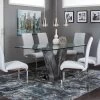 Veneto Grey Dining 5 Pcs Set -Home Furniture G5776 44 5PCS main 1