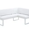 Shay White Corner Nook Bench