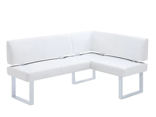 Shay White Corner Nook Bench 3 Shay White Corner Nook Bench