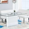 Shay White Dining 2 Pcs Set -Home Furniture H16205GPB WHT 2PCS main 1