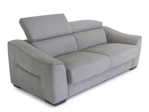 Efecto Gray Fabric Memory Foam Sleeper Sofa 3 Efecto Gray Fabric Memory Foam Sleeper Sofa