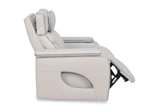 Keli Gray Zero Gravity Leather Power Massage Recliner 5 Keli Gray Zero Gravity Leather Power Massage Recliner - Image 3