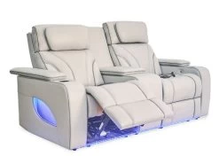 Keli Gray Zero Gravity Power Recliner Loveseat 2 Pcs Set -Home Furniture K2193 73 2PCS main 4