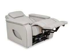 Keli Gray Zero Gravity Leather Power Recliner Sofa And Chair 2 Pcs Set -Home Furniture K2193 SC 2PCS main 4