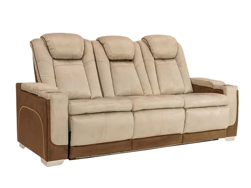 Mirapella Brown Dual Power Recliner Sofa 3 Mirapella Brown Dual Power Recliner Sofa