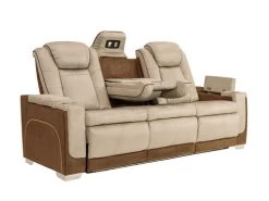 Mirapella Brown Dual Power Recliner Sofa 12 Mirapella Brown Dual Power Recliner Sofa -Home Furniture L4313 7406 BRN main 4