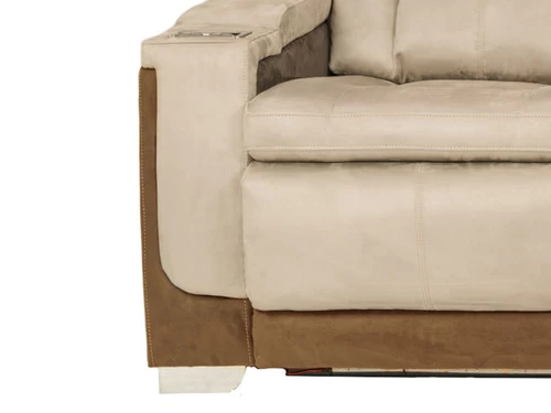 Mirapella Brown Dual Power Recliner Sofa 8 Mirapella Brown Dual Power Recliner Sofa - Image 6