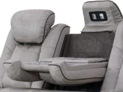 Mirapella Gray Dual Power Recliner Sofa -Home Furniture L4313 7406 GRY main 7